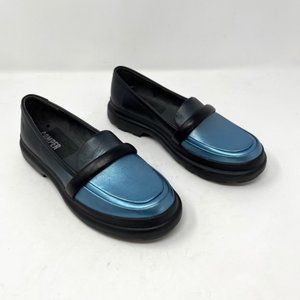 NWOT Camper Black Loafer Slip On Shoes Size 35
